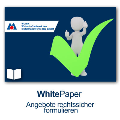 Angebote rechtssicher formulieren