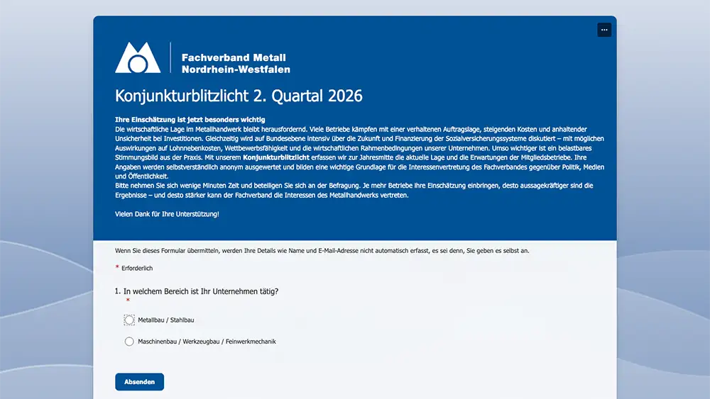 Ihre Einschätzung ist jetzt besonders wichtig