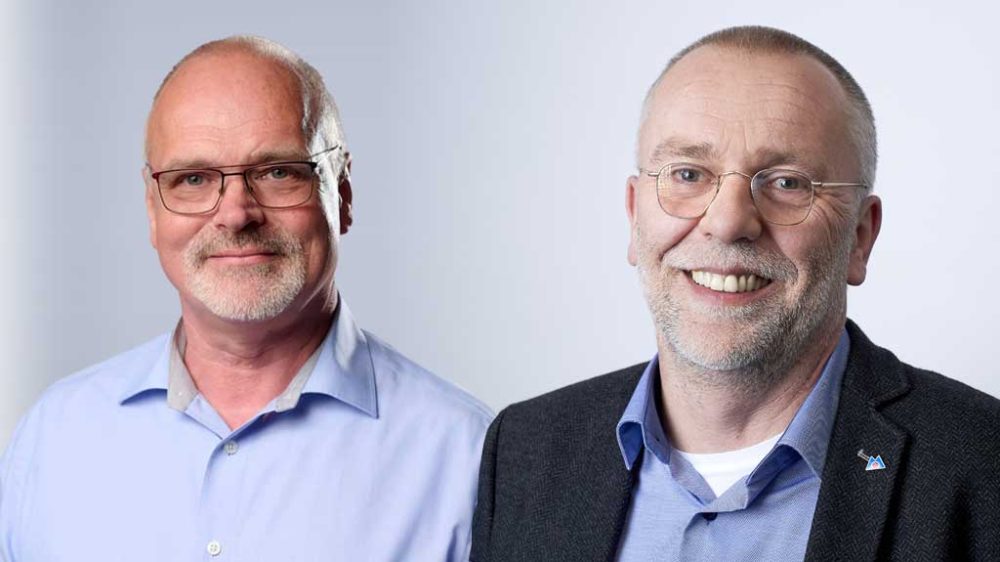 Stephan Lohmann, Geschäftsführer FVM; Rudolf Schwarte, Vorsitzender der Tarifkommission