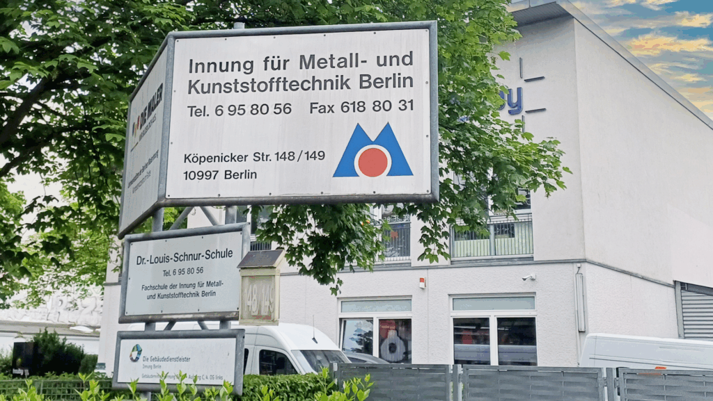 Gastgeber: die Innung für Metall- und Kunststofftechnik in Berlin